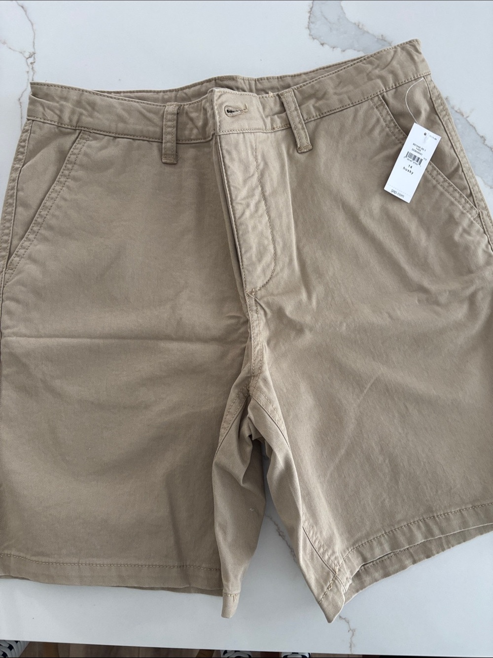 Boys Classic Khaki Cotton Shorts